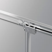100 x 100 x 185cm In-fold Sliding Door Corner Shower Enclosure Chrome
