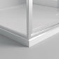 Square Shower Enclosure 100 x 100 x 185cm Sliding Door 6mm Tempered Glass Chrome Aluminium Frame