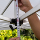 Premium 3X6m HEX 40 Aluminum Folding Gazebo Marquee Pop Up Garden Outdoor Canopy White Carry Bag