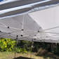 Premium 3X6m HEX 40 Aluminum Folding Gazebo Marquee Pop Up Garden Outdoor Canopy White Carry Bag