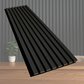 Premium Wooden Slat Acoustic Wall Panels Black Oak 2700x600mm