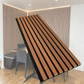 Premium Wooden Slat Acoustic Wall Panels Smoke Oak 2700x600mm