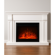 Windson 2000W Elctric Fireplace Heater 30" insert With Extra Large 153cm White Mantel