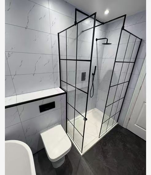 Tongue and Groove Interlocking Hollow Waterproof PVC Panels-600mm Width White Carrera Marble Tiles