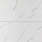 Tongue and Groove Interlocking Hollow PVC Panels-600mm Width White Carrera Marble Tiles