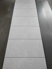 Tongue and Groove Interlocking Hollow Waterproof PVC Panels-600mm Width Grey Marble Tiles