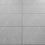 Tongue and Groove Interlocking Hollow Waterproof PVC Panels-600mm Width Grey Marble Tiles