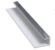 2400mm PVC Shower Wall Panel Edge Trim 10mm-End Cap Chrome