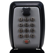 Car Window Punch Button Lock Box Key Storage Lock Box Safe with Protective Cover to Hang