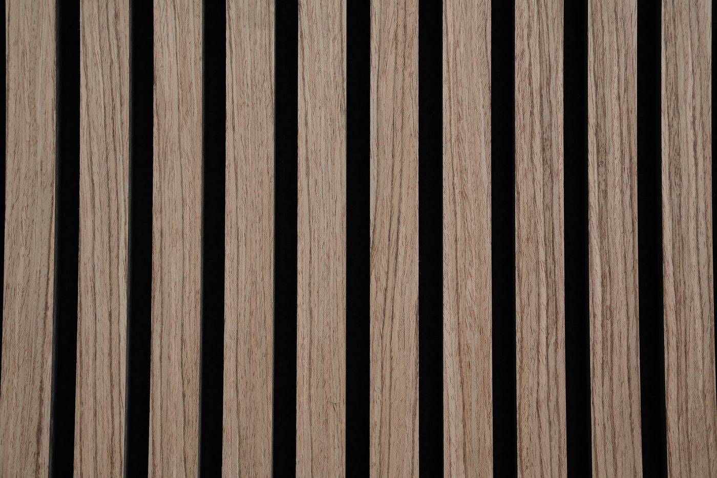 Premium Wooden Slat Acoustic Wall Panels Walnut 2400x600mm