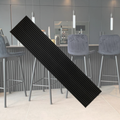 Premium Wooden Slat Acoustic Wall Panels Black Oak 2700x600mm
