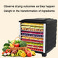 Food Dehydrator Fruit Dryer Jerky Maker with 10 Trays