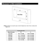 Lucia 72 inch 3 Sided Wall Mounted and Recessed/ Insert Electric Fireplace Heater