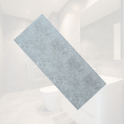 Tongue and Groove Interlocking Hollow Waterproof PVC Panels-1000mm Width Grey Concrete
