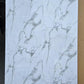 Tongue and Groove Interlocking Hollow PVC Panels-600mm Width Carrera Marble Tiles