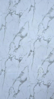 Tongue and Groove Interlocking Hollow Waterproof PVC Panels-600mm Width Carrera Marble Tiles