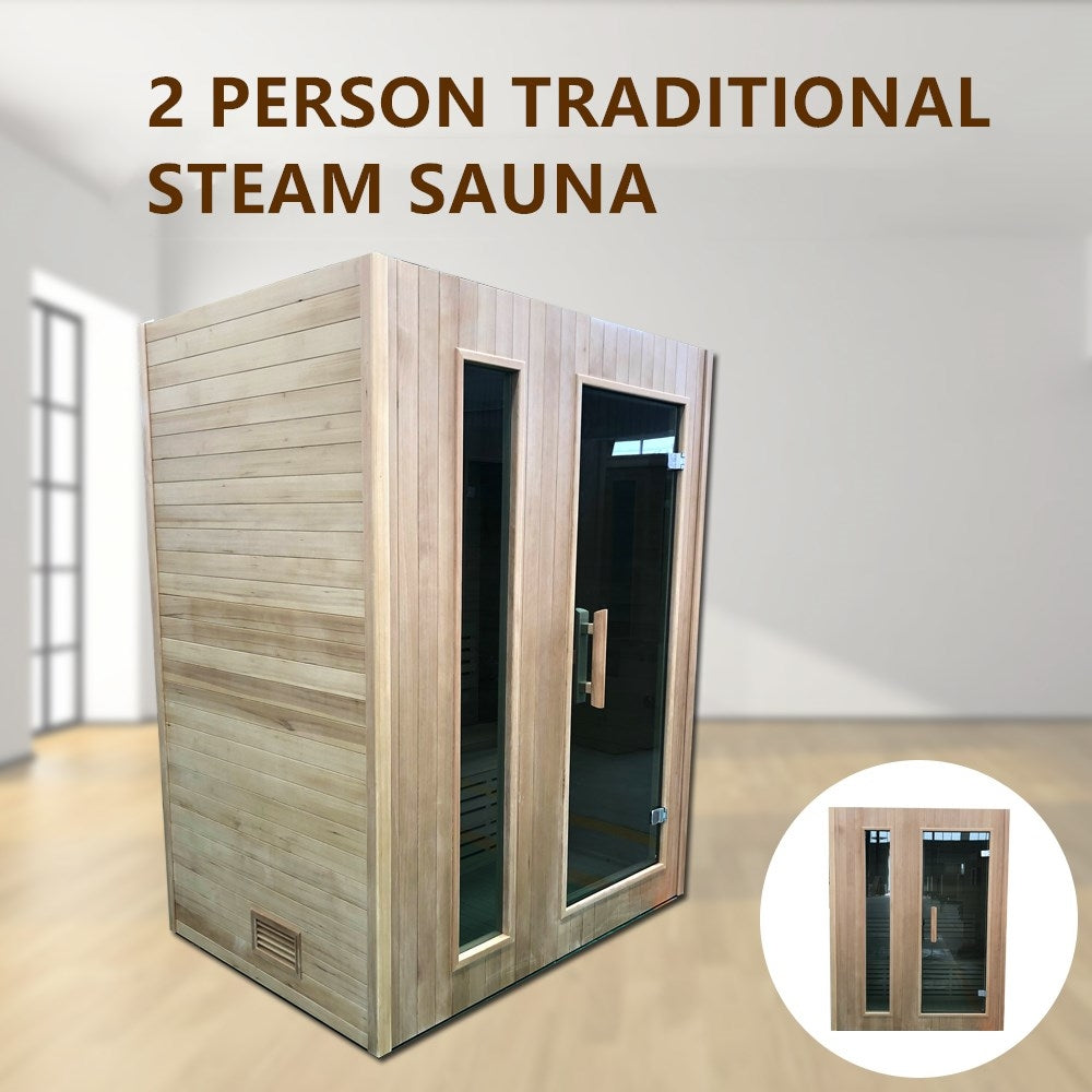 2 Person Indoor Traditional Steam Sauna 002S