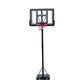 Adjustable 1.5m-3.05m Portable Kids Basketball Hoop System Stand Hoop Net Ring Rim Outdoor Sports