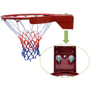Wall-Mount 10mm Tempered Glass Basketball Backboard Height Adjustable 180x105cm