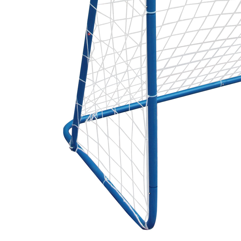 Soccer Goal 215cm Steel Frame Portable Football Net No Ball Goals