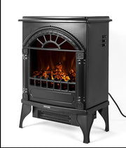 16" Free Standing Electric Fireplace Heater 02