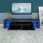 Modern 200cm LED TV Cabinet Entertainment Unit Stand Black