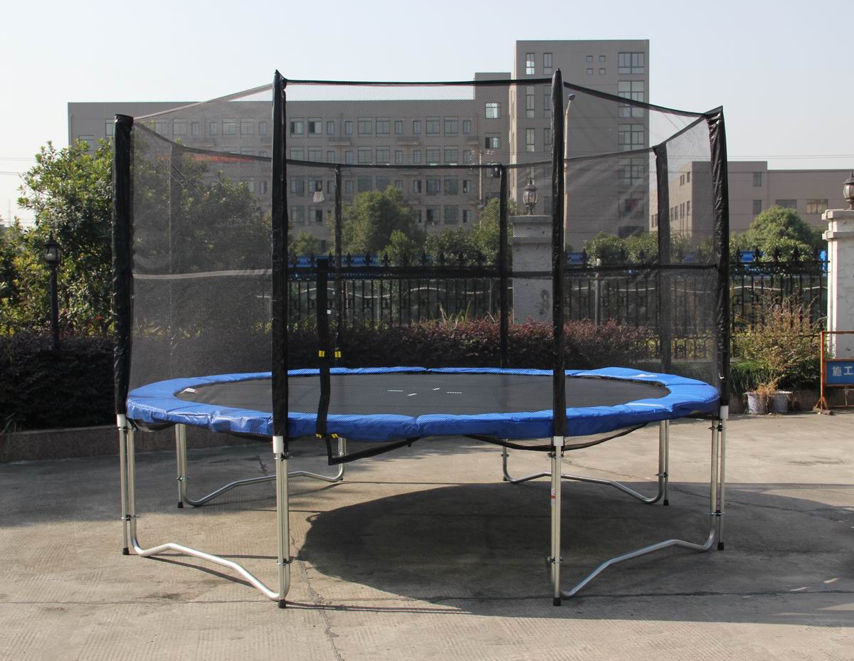 14FT Trampoline with Safety Net and Ladder