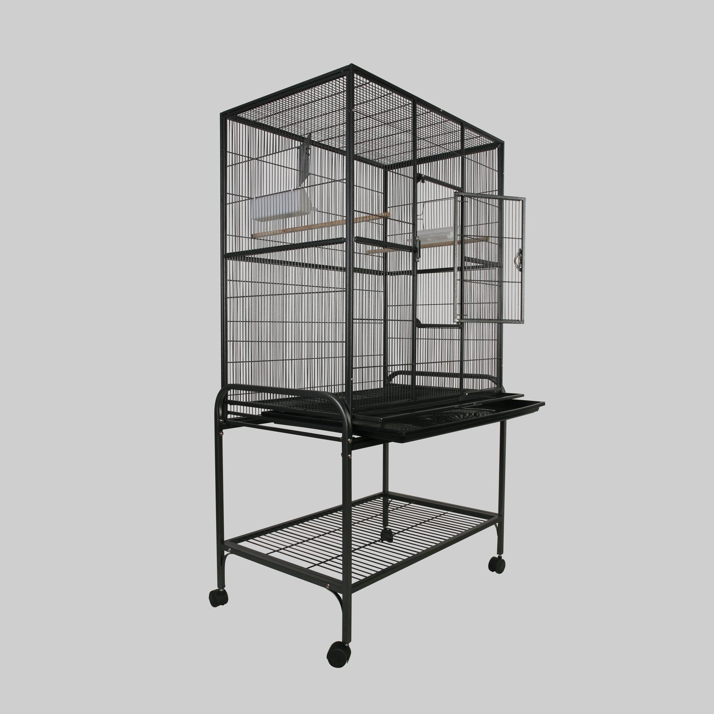 Large Flight Cage Bird Cage On Stand and Wheels