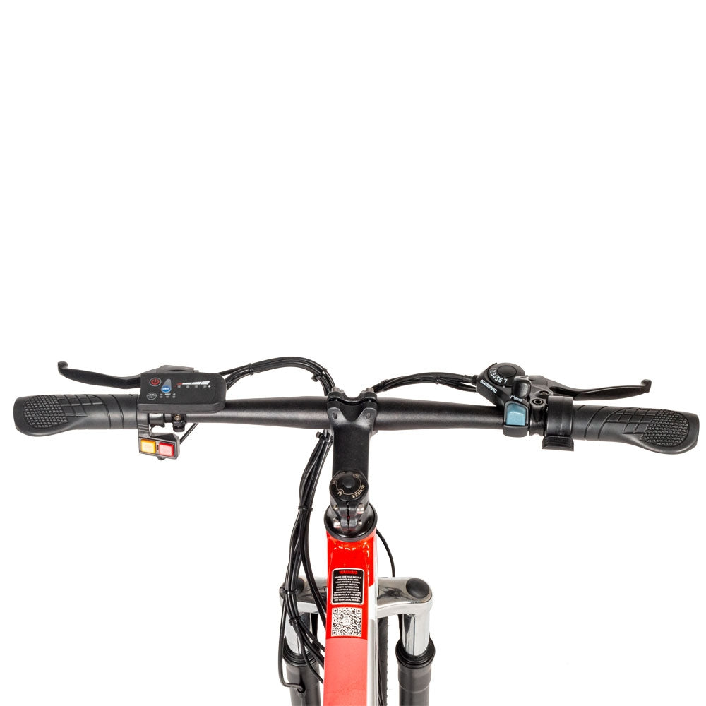 SAMEBIKE 26 inch CARBON Electric e-Bike Mountain Bike Bicycle eBike Motorised 350W Motor 8Ah Battery Max 30 KPH White