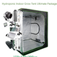 150x150x200cm Hydroponic Indoor 600D Oxford Grow Tent Ultimate Package 600W  6" Fan/Filter