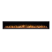 Horizon 100" Slim Trim Black Built-in Recessed / Wall mounted Heater Electric Fireplace