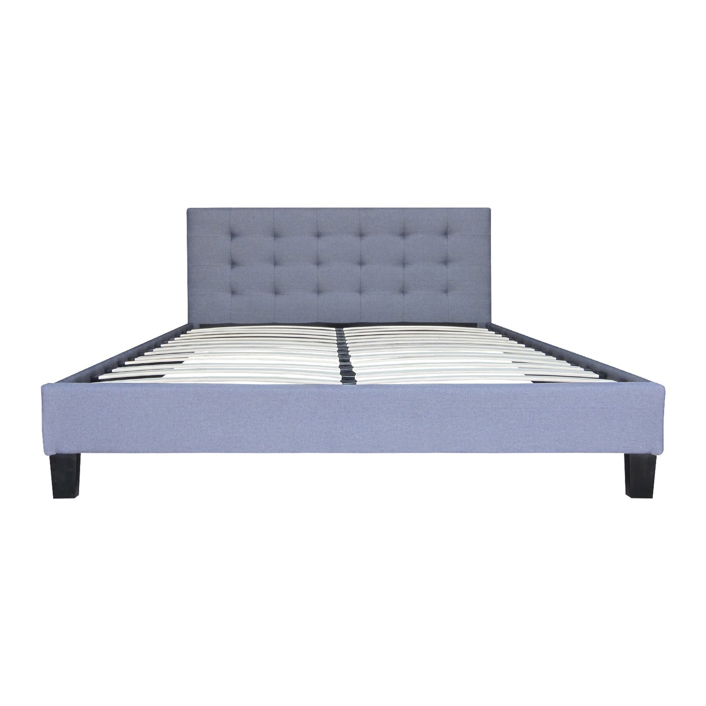 Fabric Bed Frame (Queen size, Charcoal color) CB03