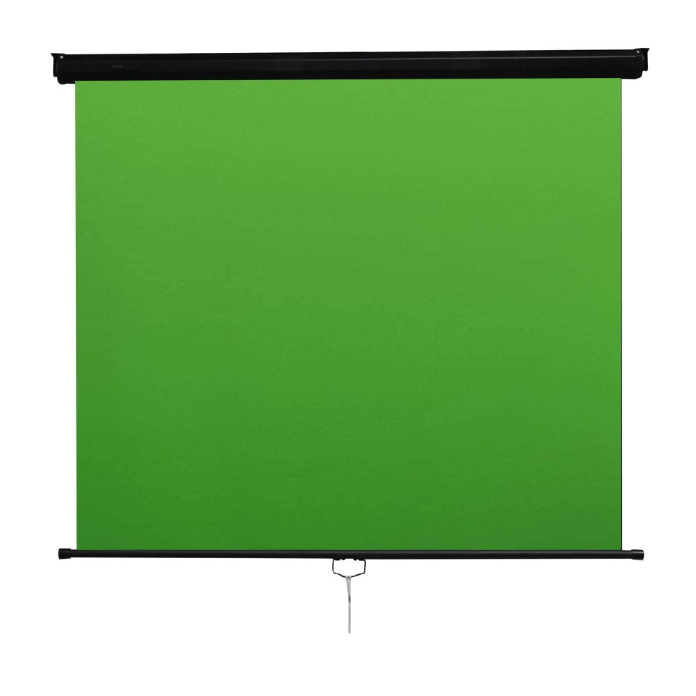 180x180cm Manual Pull-Down Green Screen with Auto Lock