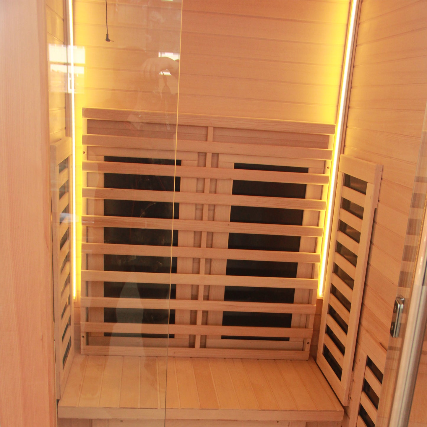 New Model 2 Person Luxury Indoor Carbon Fibre Infrared Sauna 10 Heating Panels