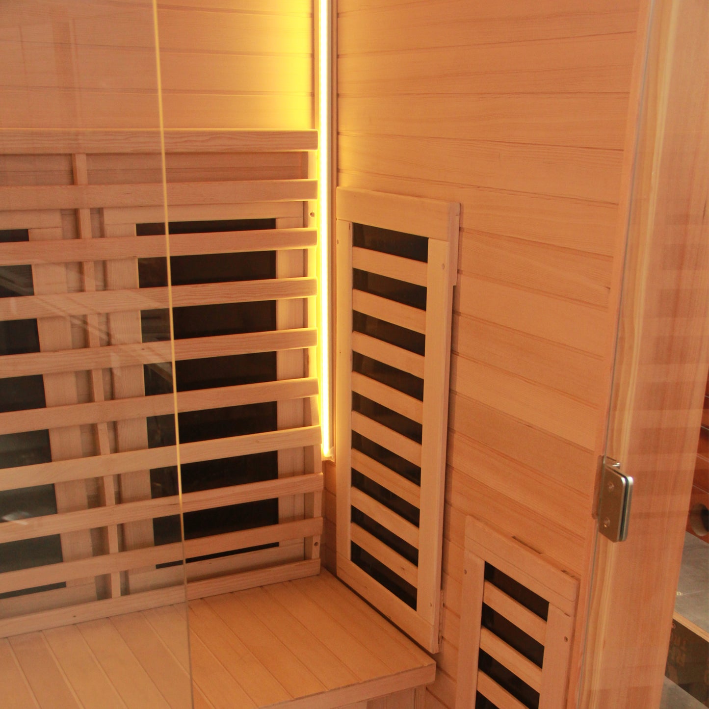 New Model 2 Person Luxury Indoor Carbon Fibre Infrared Sauna 10 Heating Panels