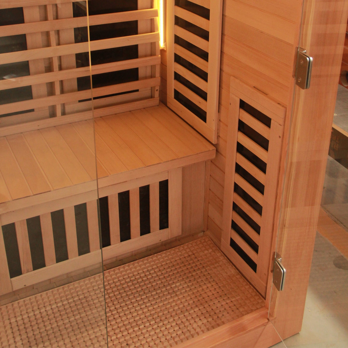 New Model 2 Person Luxury Indoor Carbon Fibre Infrared Sauna 10 Heating Panels