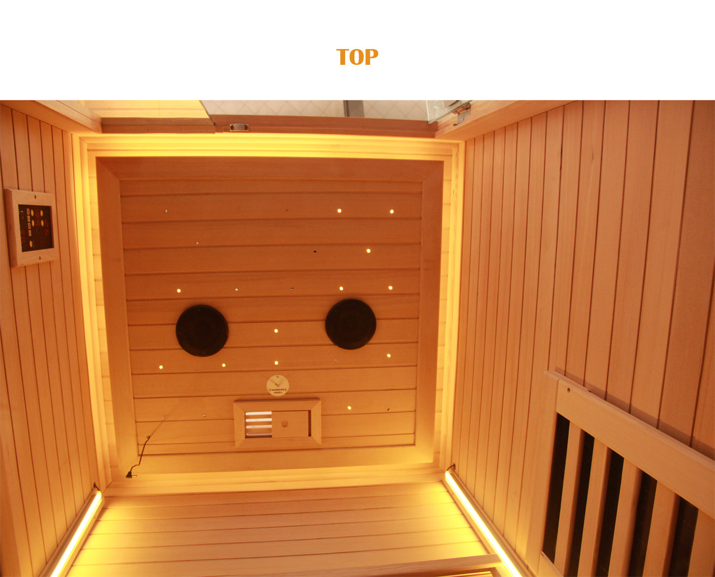 New Model 2 Person Luxury Indoor Carbon Fibre Infrared Sauna 10 Heating Panels