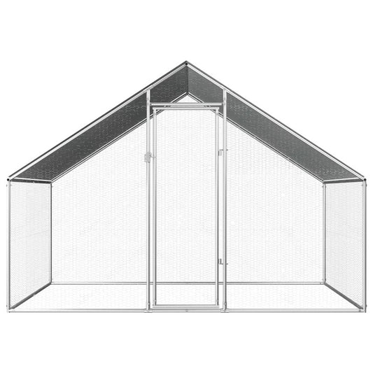 Walk-in 2X3X2M Steel Metal Chicken Coop Run Enclosure Poultry Cage