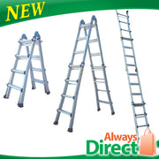 Multipurpose Telescopic 4 in1 Ladder Max Height 4 Meters