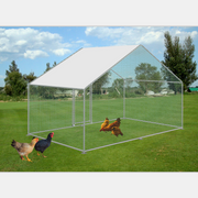 Walk-in 2X3X2M Steel Metal Chicken Coop Run Enclosure Poultry Cage
