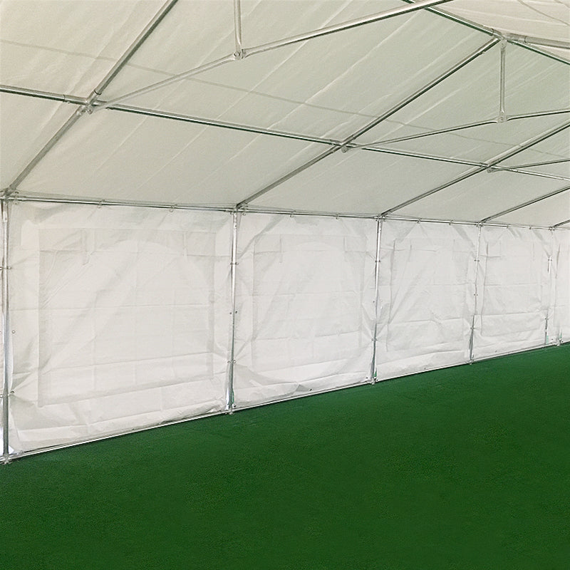 6x12m Premier Grade Galvanized Frame Marquee PVC Fabric Party Tent with Window Flap