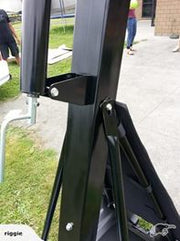 54 Inch Tempered Glass Portable Basketball Ring System Slam Dunk Height Adjustable 2.3-3.05m