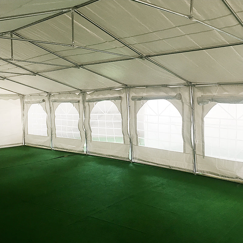 6x12m Premier Grade Galvanized Frame Marquee PVC Fabric Party Tent with Window Flap