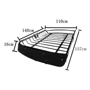 1.6M Universal 4WD Roof Rack/ Car Top Basket Luggage Carrier Holder