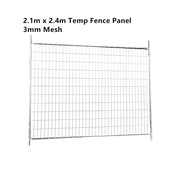 Temporary Fencing Fence 3mm Mesh Panel 2100mmx2400mm