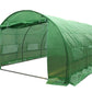 3x4.5m Heavy Duty 0.8x25mm Galvanised Frame Garden Shed PE Polytunnel Greenhouse