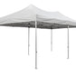 3X6m Commercial Grade HEX 40 Industrial Aluminum Folding Gazebo Marquee Pop Up Garden Outdoor Canopy White Carry Bag