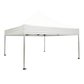 3X3m Commercial Grade Aluminum Folding Gazebo Marquee Pop Up Outdoor Canopy 3 Sided Wall White