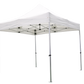 3X3m Commercial Grade Aluminum Folding Gazebo Marquee Pop Up Outdoor Canopy 3 Sided Wall White