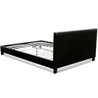 Italian Design King PU Leather Bed Frame Black